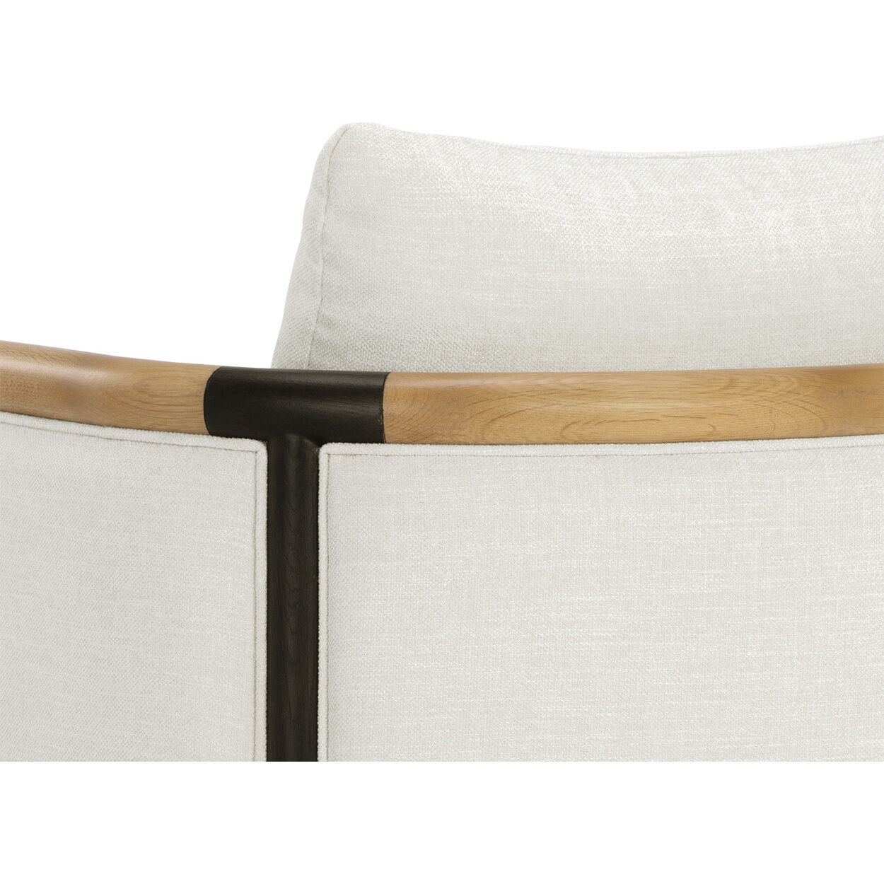 Wilder Heather Ivory Tweed Lounge Chair